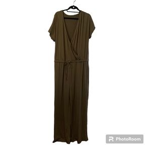 Sage Green Palazzo Leg Jumpsuit ~ SIZE 3X ~ NWOT